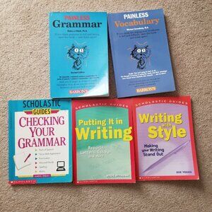 Lot of Grammar Writing Books,  Elementary Middle Homeschool Teacher Books